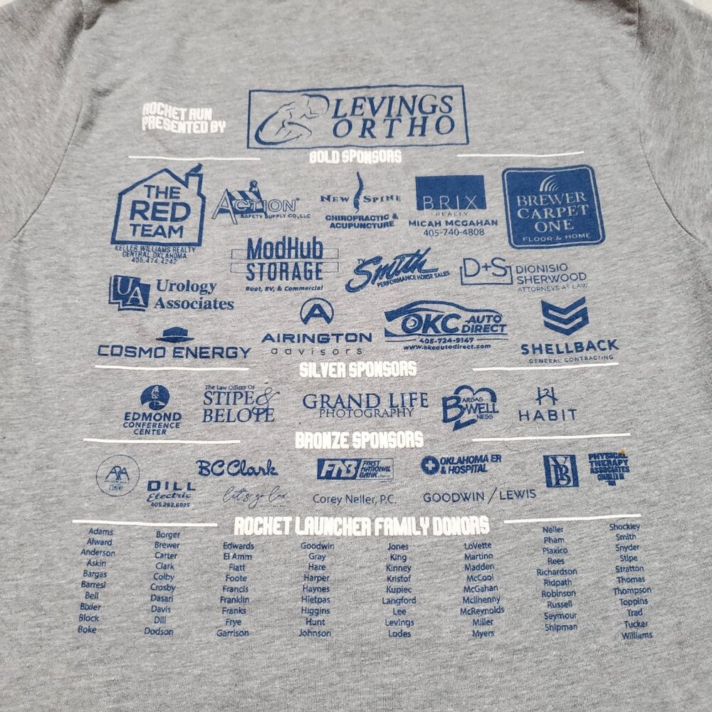 Rocket Run 2022 – Oakdale School Foundation T‑Shirt – Size Small - Picture 6 of 16